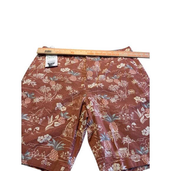 🆑Jach's Printed Stretch Chino Short Tropical Pink Print Size 33 - Picture 6 of 9